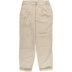 古着 90年代 ドッカーズ DOCKERS ストライプ柄 リネン×コットン ツータック スラックスパンツ USA製 メンズw34相当/eaa534528