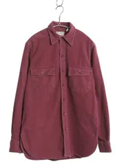 【お得なクーポン配布中!】 80s USA製 エルエルビーン シャモア クロス 長袖 シャツ メンズ M 古着 ヴィンテージ ネルシャツ ヘビーウェイト コットン フランネル 無地