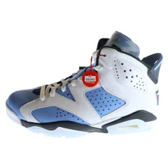 NIKE (ナイキ) AIR JORDAN 6 UNC エアジョーダン 6 ハイカットスニーカー ホワイト/ブルー US10/28cm CT8529-410