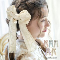 プリンセスリボンヘアクリップ ヘアアクセサリー TAK キッズ キャサリンコテージ