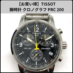 TISSOT クロノグラフ 時計 シルバー/ブラック 最終お値下げです 2025年最新】tissot クロノの人気アイテム - メルカリ
