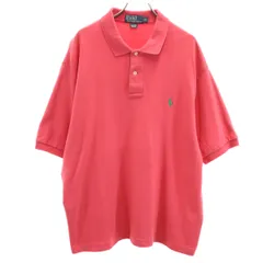 Polo by Ralph Lauren ポロバイラルフローレン 半袖 ポロシャツ XL レッド系 メンズ 古着