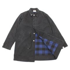 B!nn ステンカラー Coat (Black)