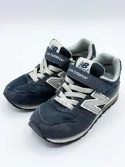【最終価格】NB 996 子供靴 17cm ベルクロ ネイビー／使用感あり