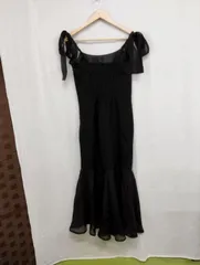 ワンアフターアナザーナイスクラップ キャミワンピース ブラック フリーサイズ