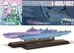 [중고] 프라모델 1/700 잠수함 이 400 & 이 402 [푸른 강철 아르페지오 -알스 노바-] 시리즈 No.07 [010297]