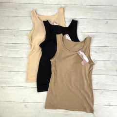 送料無料！　背中スッキリずり上がらないパッド付きタンクトップ　 通気性の良いメッシュ調生地　吸汗速乾　薄手の柔らかパッドで楽な着心地　｜ブラトップ｜ブラタンク｜カップ付タンクトップ｜レディース インナー｜16314｜M/L/LL 『 ル ソレイユ 』