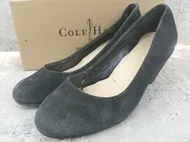 ◇ Cole Haan コール ハーン ウェッジソール パンプス 6　B ブラック *  【1002799618571】
