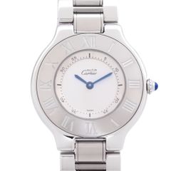 カルティエ Cartier マスト21 W10110T2 Cartier Must de Cartier 21  クォーツ 腕時計 レディース シルバー