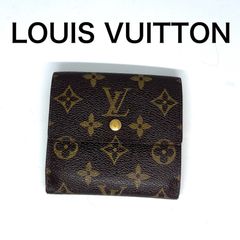 LOUIS VUITTON ルイヴィトン　モノグラム　2つ折り財布　ボタン