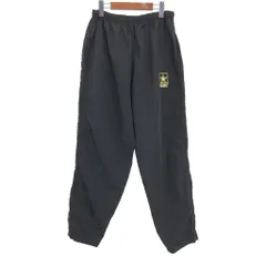 米軍実物 U.S.ARMY APFU トレーニングパンツ ミリタリー ブラック (メンズ LARGE REGULAR) 中古 古着 R9296
