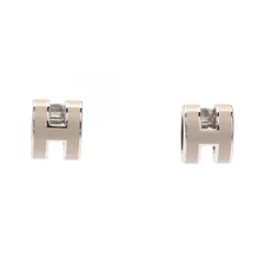 HERMES エルメス ピアス 正規ラッピング 新品 mini Pop H マロン