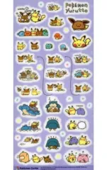 【中古】シール・ステッカー(キャラクター) パープル PETシール Pokemon Yurutto 「ポケットモンスター」 ポケモンセンター限定
