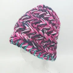 ◇ ◎●未使用● c.u.l ニット生地　秋冬向け　デイリーカジュアル バケットハット ピンク系 サイズF メンズ　レディース E  【1507080006582】