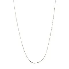 【A：シルバー × フリーサイズ】[Cream dot. クリームドット公式] ネックレス レディース 金属アレルギー ステンレス スライド式 フリーアジャスター 無段階調整 つけっぱなし サージカルステンレス 極細 スキンジュエリー チェーン 4タイプのサムネイル
