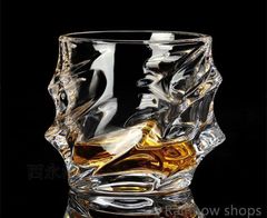 【新品未使用】２個セット 350ml ロックグラス ウイスキーグラス ブランデーグラス ウイスキー　クリア グラス クリスタルグラス コップ ビアグラス ショットグラス #05 ml330cp189