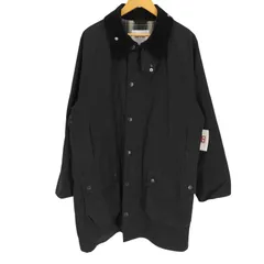 バブアー Barbour 22AW 別注 OS GAMEFAIR ゲームフェア 裏地チェック ノンオイル ベンタイル 襟コーデュロイ ステンカラーコート メンズ UK：40 のサムネイル