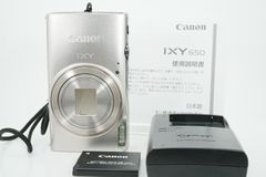 美品 Canon コンパクトデジタルカメラ IXY 650 シルバー 光学12倍ズーム/Wi-Fi対応 IXY650SL-A