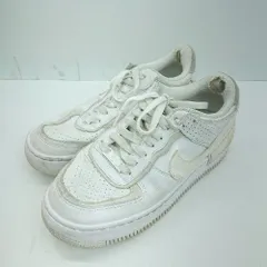 ◇ NIKE ナイキ CZ8107-100 エアフォース1シャドウ スニーカー サイズ24.5 ホワイト レディース E  【1405140033670】