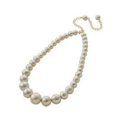 【新品・2営業日で発送】ゆうわ アトリエエトラ コットンパールネックレス キスカ CTP‐040K