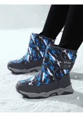 スノーブーツ キッズ 防水 防寒 防滑 ウインター 男の子 女の子 冬 裏ボア キッズ ブーツ 子供 雪遊び 撥水 防寒 防寒靴靴 ブーツ 暖かい 裏起毛 子供用 スノーシューズ ジュニア 雪靴 滑り止め 履きやすい 雪遊び 2rpX408