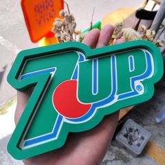 ラバートレイ/7up セブンアップ/アメリカン雑貨　小物入れ　アドタイ　企業