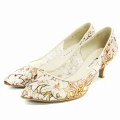 新品　DIANA　ミュシャ　ミュール　花柄 5/28迄の期間限定価格 2023春夏新作 ダイアナ ビジュー バックル