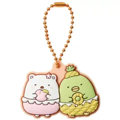 【中古】食玩 キーホルダー 11.しろくまとぺんぎん? 「すみっコぐらし ぷっくりラバマスグミ2」