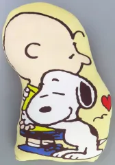 【中古】クッション・本体 チャーリー・ブラウン＆スヌーピー(ハグ/コマ割り) ダイカットむにゅむにゅクッション 「PEANUTS(SNOOPY)」