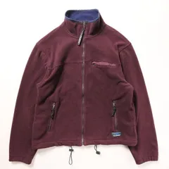 90's LLビーン カタディンタグ ジップアップ フリースジャケット (WOMENS Ｍ位) ウインドブロック 90年代 旧タグ オールド L.L.BEAN　アメリカ古着 USED  ビンテージ ヴィンテージ