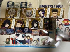 【セール!!実施中です!!】【鬼滅の刃18点セット】【おまけ9点】バッグ フィギュア同梱版 カード しおり等