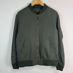 ユニクロ UNIQLO MA-1 ブルゾン ジャケット カーキ アースカラー メンズ 古着 シンプル ストリート アメカジ ミリタリー