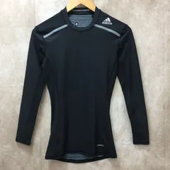アディダス adidas コンプレッションウェア  TECHFIT テックフィット BASE 長袖シャツ Lサイズ ブラック 黒