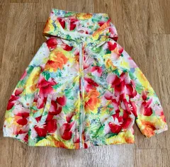 GAP(ギャップ) ベビー 花柄 フード ジャケット 4 税金 ウィンドブレーカー ブルゾン