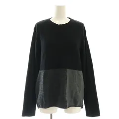 23区 オンワード樫山 HOMME ニット セーター クルーネック 48 黒 ブラック /AT ■OS ■GY39 ■AXのサムネイル