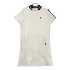 サイズ：L FILA GOLF フィラゴルフ  半袖ワンピース  ホワイト系 [240101498062] ゴルフウェア レディース ストスト