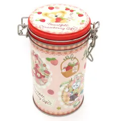 【中古】小物入れ・マルチケース・缶ケース 集合 缶ケース(クッキー) 「ダッフィー＆フレンズのハートフェルト・ストロベリーギフト」 東京ディズニーシー限定
