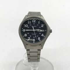 オリエント 時計 クォーツ メンズ チタン ガンメタ デイデイト UG0V-C0 