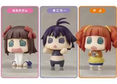 【中古】キーホルダー・マスコット(キャラクター) はるかさん＆まこちー＆やよ 3体セット キャラクターチャームコレクション 「ぷちます!」