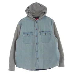 2024年最新】Supreme Fleece Hooded Denim Shirtの人気アイテム - メルカリ