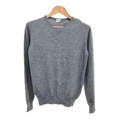 ARMANI COLLEZIONI アルマーニ コレッツォーニ ウール ニット セーター グレー (メンズ 48) 中古 古着 S1432