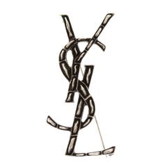 美品 シャネル ココマーク B17C ラインストーン ゴールド ブローチ