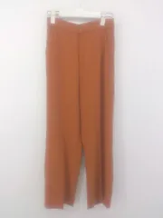 ◇ LOWRYS FARM ローリーズファーム センタープレス スラックス パンツ サイズM オレンジ系 レディース P  【1212230002405】