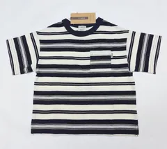 キッズ 半袖Tシャツ ボーダーワイドTシャツ ネップ 100cm〜140cm F.O.KIDS エフオーキッズ 新品