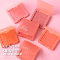 【ウィンさん写真シール付（カラーによって写真が異なります）】「スキンフィットジェリーブラッシャー　06 SAY LOVE」Cathy Doll(キャシードール)/Win(ウィン)プレゼンターのタイコスメ！マスクプルーフのチーク/アイシャドウにも使える！