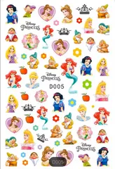 ディズニープリンセス♡3Dネイルシール♡セルフネイル♡ネイルシール♡ジェルネイル
