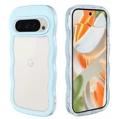 【在庫処分】Pixel9 ケース Pixel 9 Pro ケース グーグル ピクセル9 ケース 韓国 おしゃれ シンプル 波状エッジ 透明 2in1 【Newnugds】Google pixel 9 ケース 創意 個性 超軽量 可愛い 女子向け Pixel9/のサムネイル