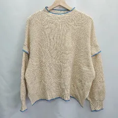 ■ CIAOPANIC TYPY 長袖 ニット サイズ1 イエロー ブルー レディース E  【1406050062484】