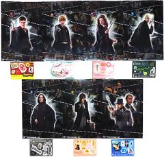 [중고] 클리어 파일 전 7 종 세트 A4 클리어 파일 & 스티커 세트 [이치 반 쿠지 WIZARDING WORLD] G상
