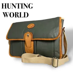 ✨未使用級✨ハンティングワールド ショルダーバッグ　2way バチュークロス ハンティングワールド バチュークロス ショルダーバッグ